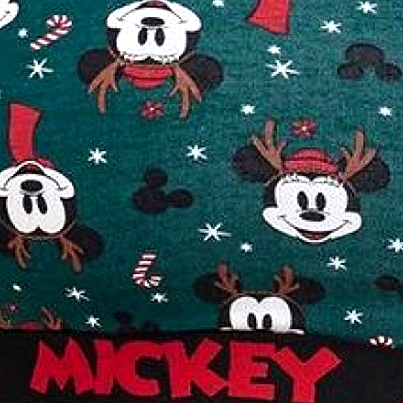 ❤️NWT VINTAGE TORRID BRA - DISNEY MICKEY MOUSE BRALETTE WIRELESS CHRISTMAS PRINT - Picture 4 of 9